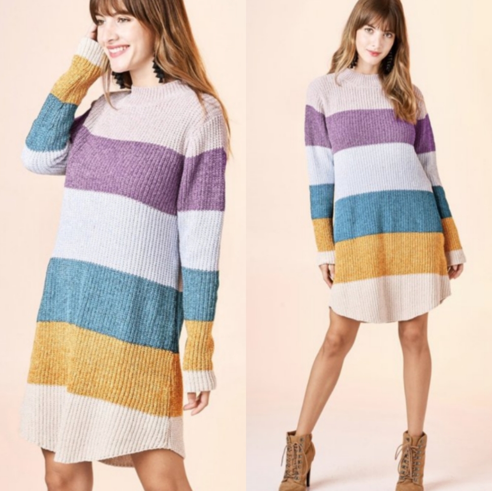 🆕🌿BOHO SWEATER DRESS🌿